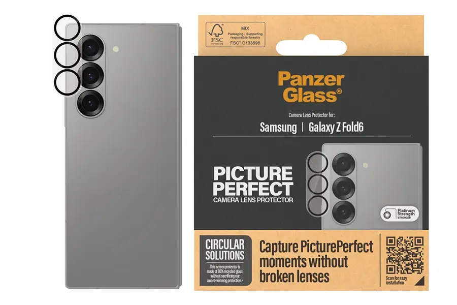 Szkło hartowane na aparat do Samsung Galaxy Z Fold6 PanzerGlass Picture Perfect